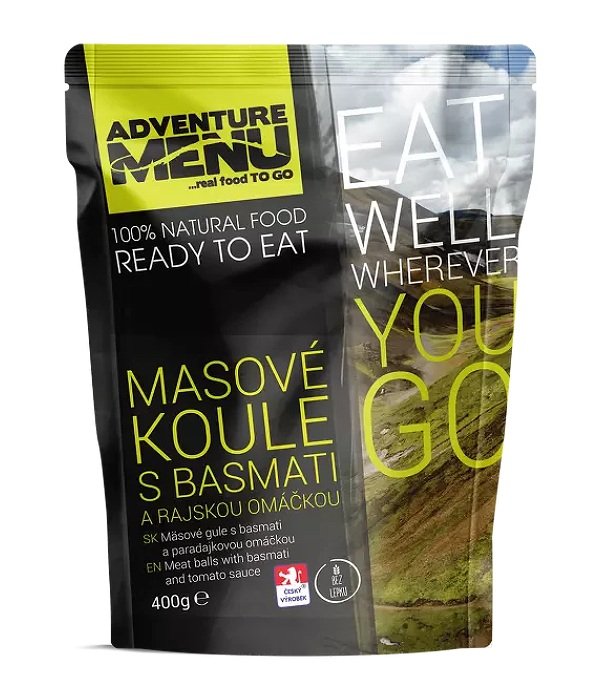 Adventure Menu Masové koule s basmati a rajskou omáčkou, jednoporce